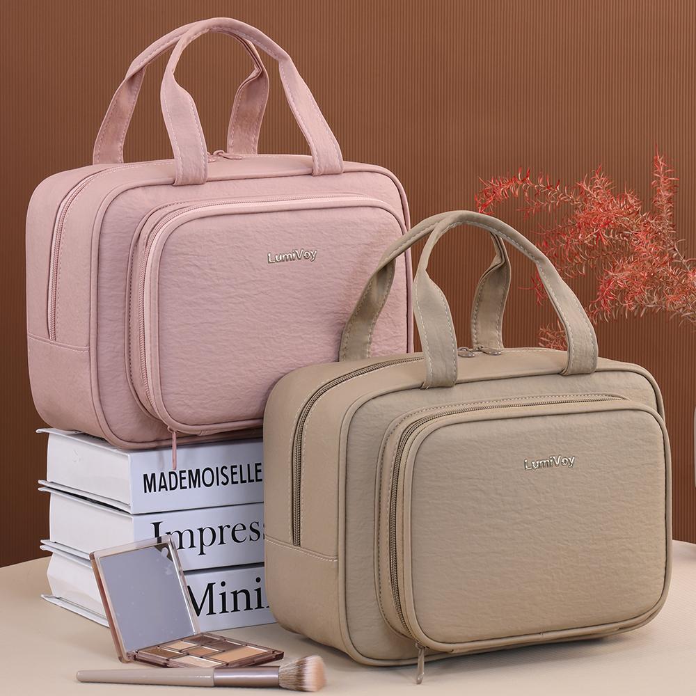 Portable Large Capacity Travel Washing Toiletry Bag Multifunctional Business Makeup Pouch Storage Handbag Women Cosmetic Bag