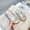 2026Neue Sommer-Mädchenpantoffeln Mode Lässige Schuhe Strand Kinder Glänzende Leder-Flip-Flops