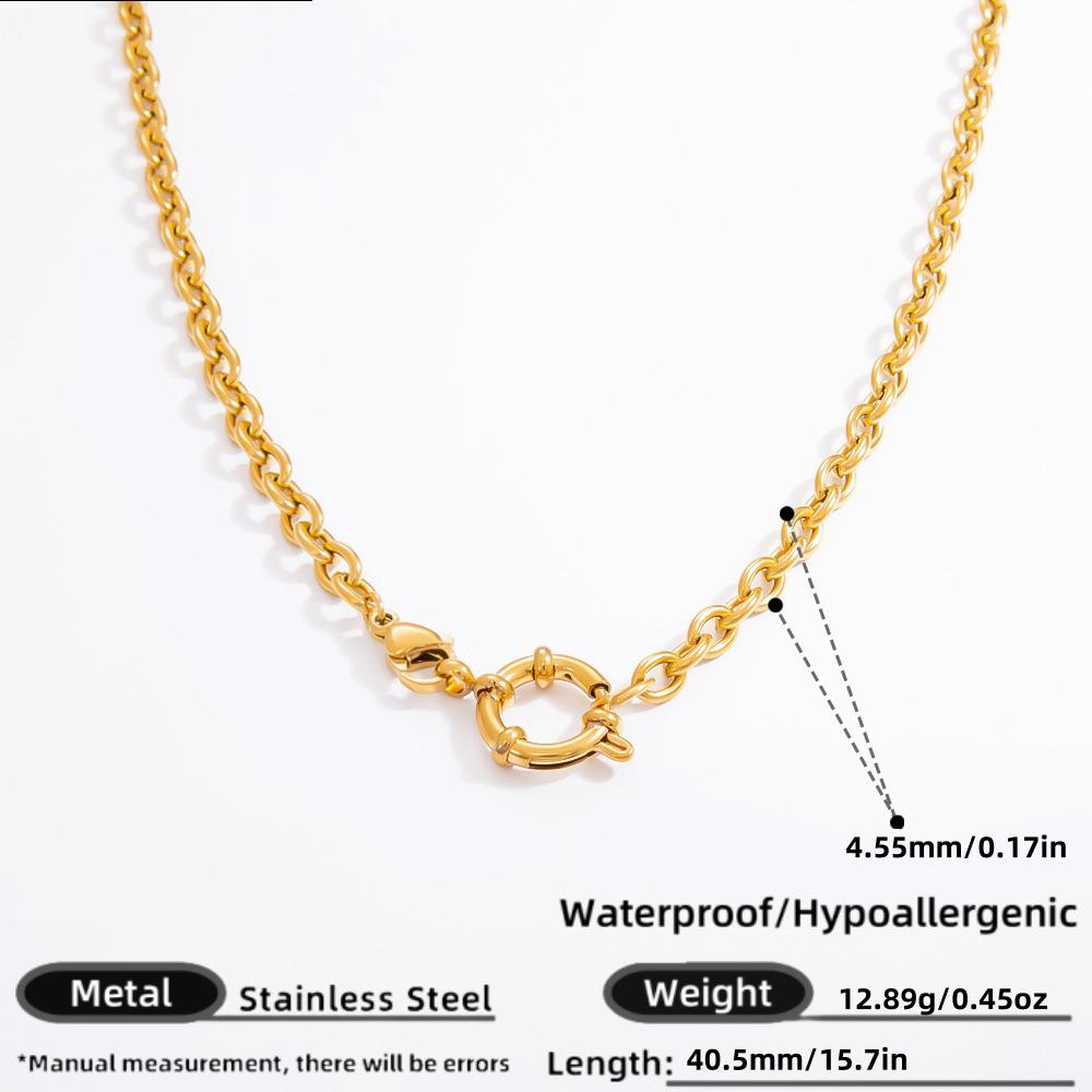 Sommer Meeresstil Bunter Muschel Seestern Anhänger 18K Vergoldeter Edelstahl Geschenk Schmuck