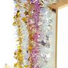 Shiny Ribbon Pull Flower Tinsel for New Year, Wedding, Birthday, and Indoor Festival Decoration