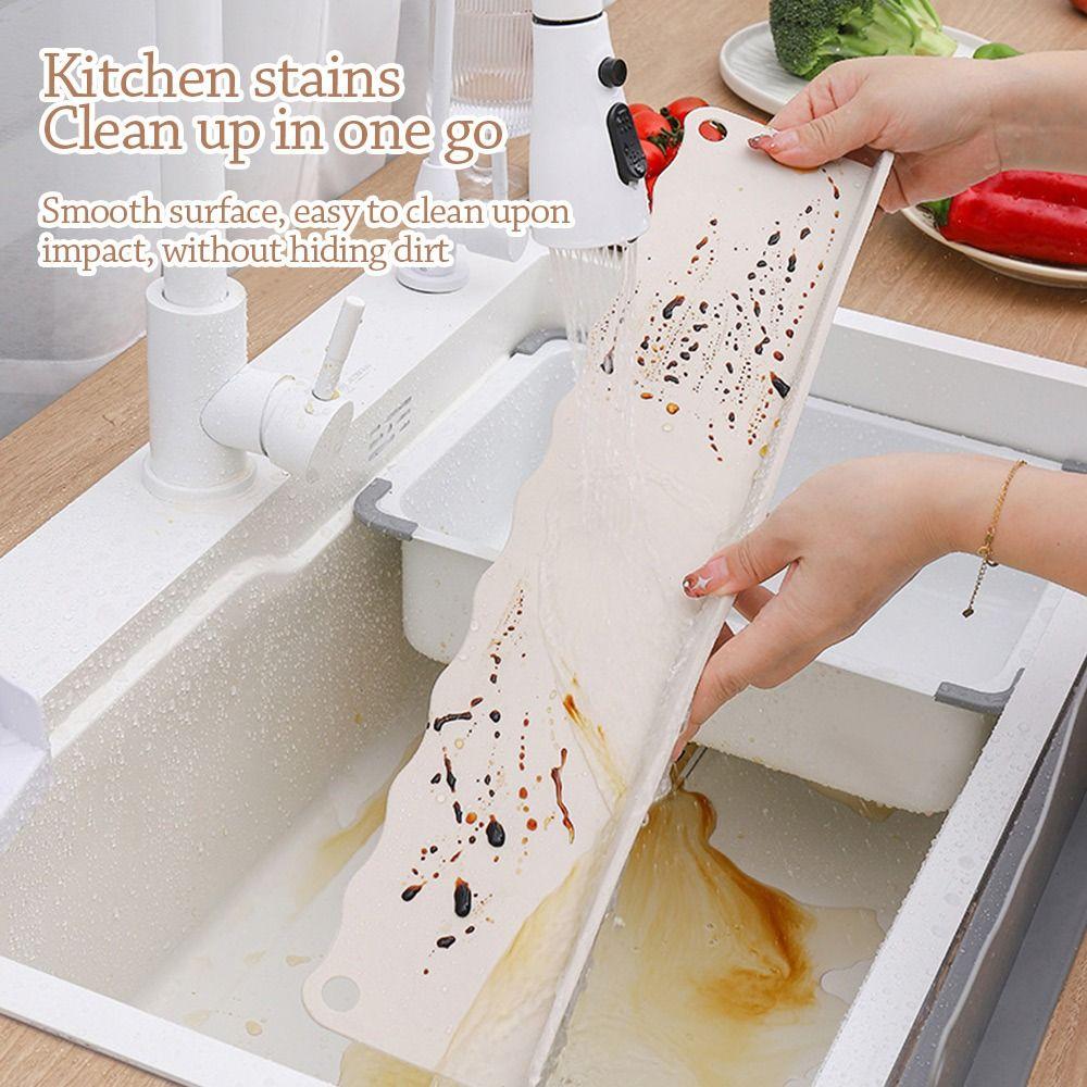 Přísavka Ochrana proti stříkající vodě Měkký silikonový deflektor vody Bar Nová deflektorová deska na vodu pro kuchyňský gadget
