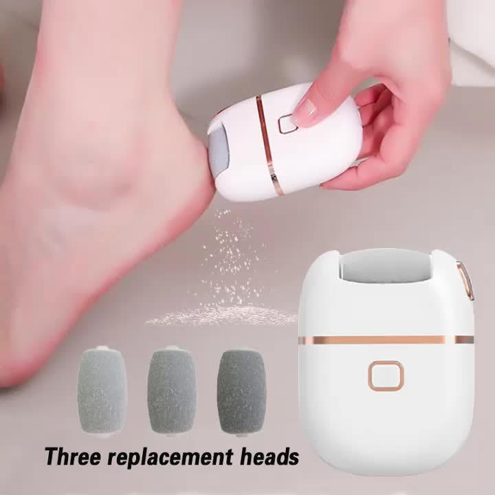 [USB Rechargeable, Portable] 1pc Rechargeable Electric Foot Grinder for Cracked Heels & Callus Removal - Thick Leather Polishing