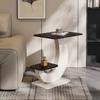 For Space Saving Coffee Table Trendy Italian Style Elegant Sofa Side Table Modern Design Living Room Furnitu