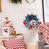 Holiday Window Clings 3D Christmas Wall Stickers, Self?Adhesive PVC Decals, Reindeer Santa Store Gingerbread Snowman Xmas Decor for Bedroom