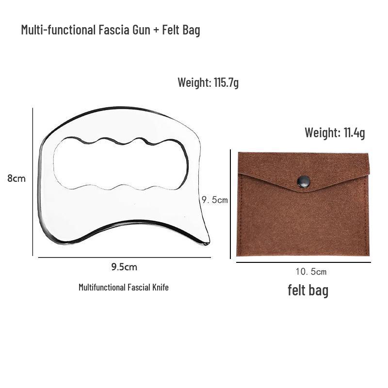 Stal nierdzewna, deska do masażu w kształcie serca do skrobania twarzy