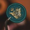 Butterfly Wax Seal Stamp Brass Head Insect Series Sealing Waxed Stamp for Photo Invitation Card Scrapbooking Decorations