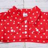 Girls' Toddler Strap Mesh Dress+Polka Dot Lapel Coat Set