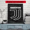 Juventus 5D Diamond Painting Round Diamond Rhinestones Mosaic Diamond Embroidery Wall Paintings Rhinestones Gift Frameless