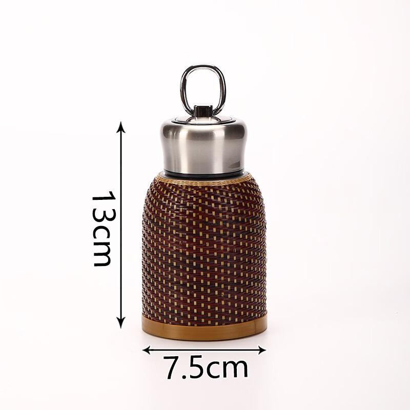 ZISIZ Изолированная дорожная кружка для чая из бамбука