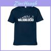 T-shirt Casual Unisex a Maniche Corte in Cotone The Walking Dead Perfetta Per Tutte le Stagioni