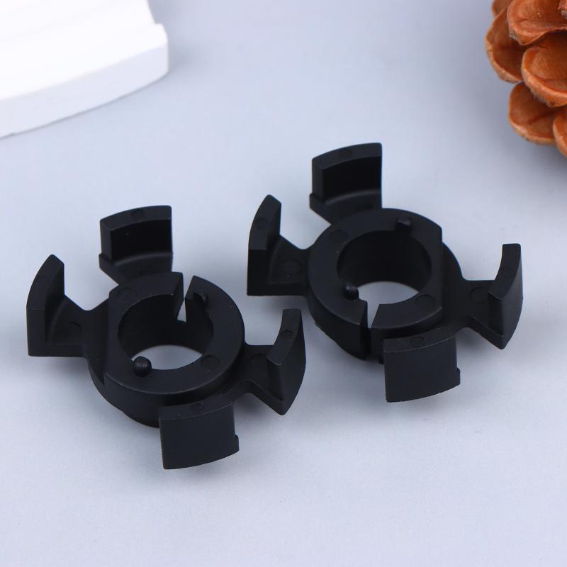 1Pair H1 Led Headlight Bulbs Adapter Base Holder Socket Retainer Clip For High Beams Base Retainer Black Abs