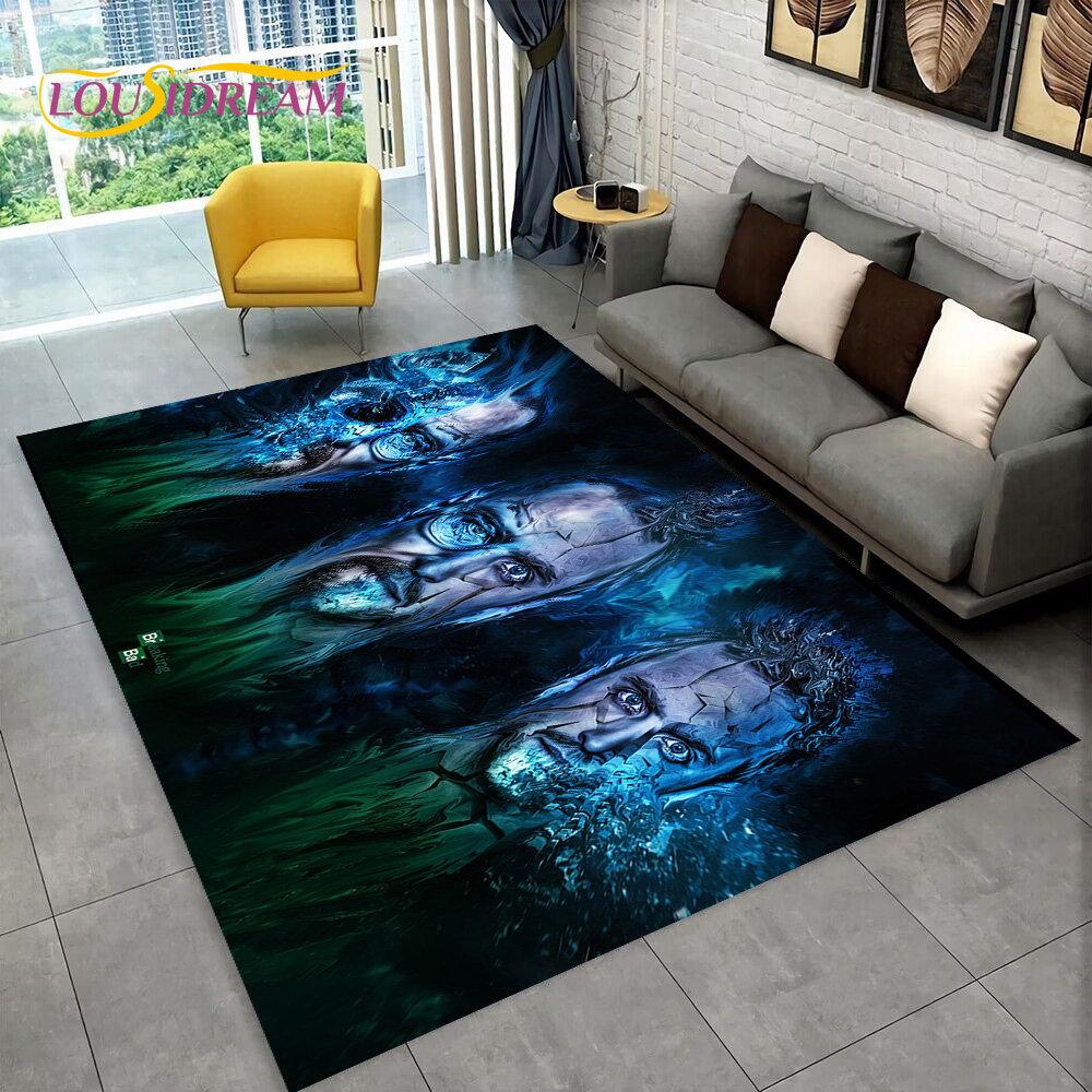 Breaking Bad Walter Hartwell Area Rug,Carpet Rug for Home Living Room Bedroom Sofa Doormat Decor,kids Play Non-slip Floor Mat 3D