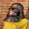 Helmet, Fantasy SCA LARP Helmet, Sengoku Bashara Anime Cosplay Helmet, Medieval Casco Samurai Helmet