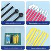 Super Light Clay Tool Kit: Acrylic Rolling Pin, DIY Clay Play Mat, Sculpting Tools