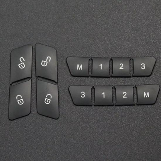Door Seat Memory Button Trim Caps For Benz C E CLA GLA GLK ML GL Class W212 W204