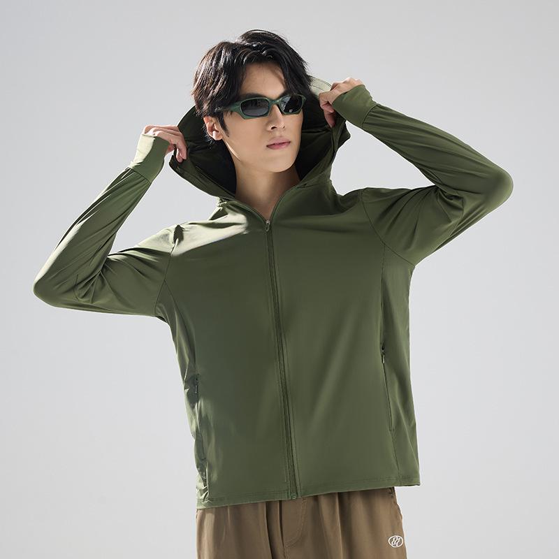 Unisex UPF50+ Ice Silk Sun Protection Jacket - Lightweight, Breathable, Anti-UV Summer Outdoor Wear