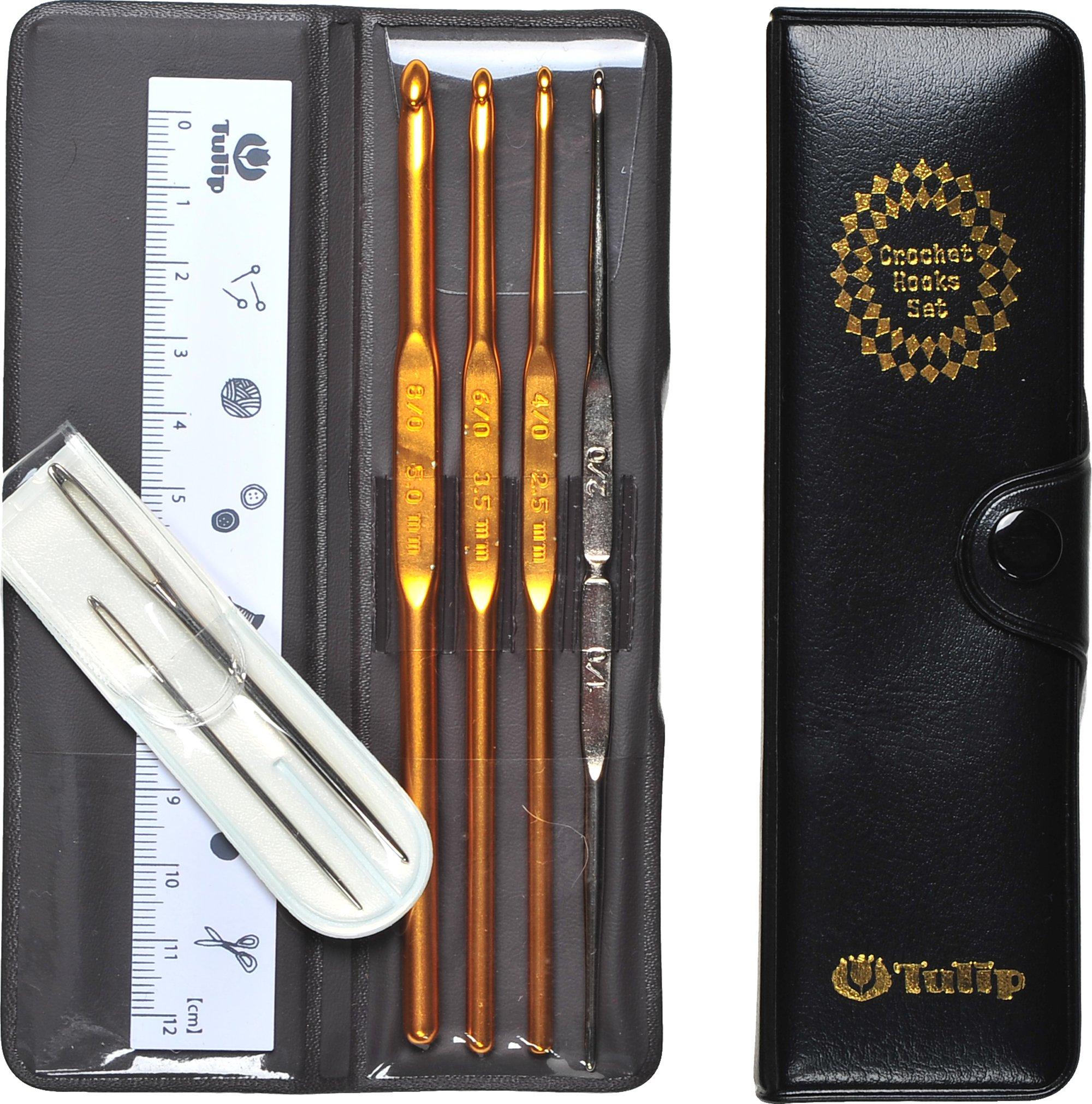 

Tulip Classic 1 Crochet Hook Set 7-Piece TCK-001 золотой