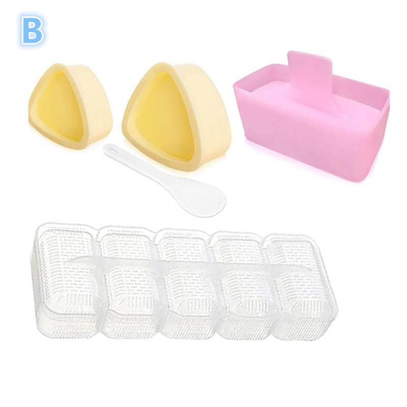 Formička na onigiri Domácí kuchyň Kuchyňské náčiní Pro kuchyň 4-5ks Sada Lis na sushi Pohodlné DIY Bento příslušenství Rýžové koule