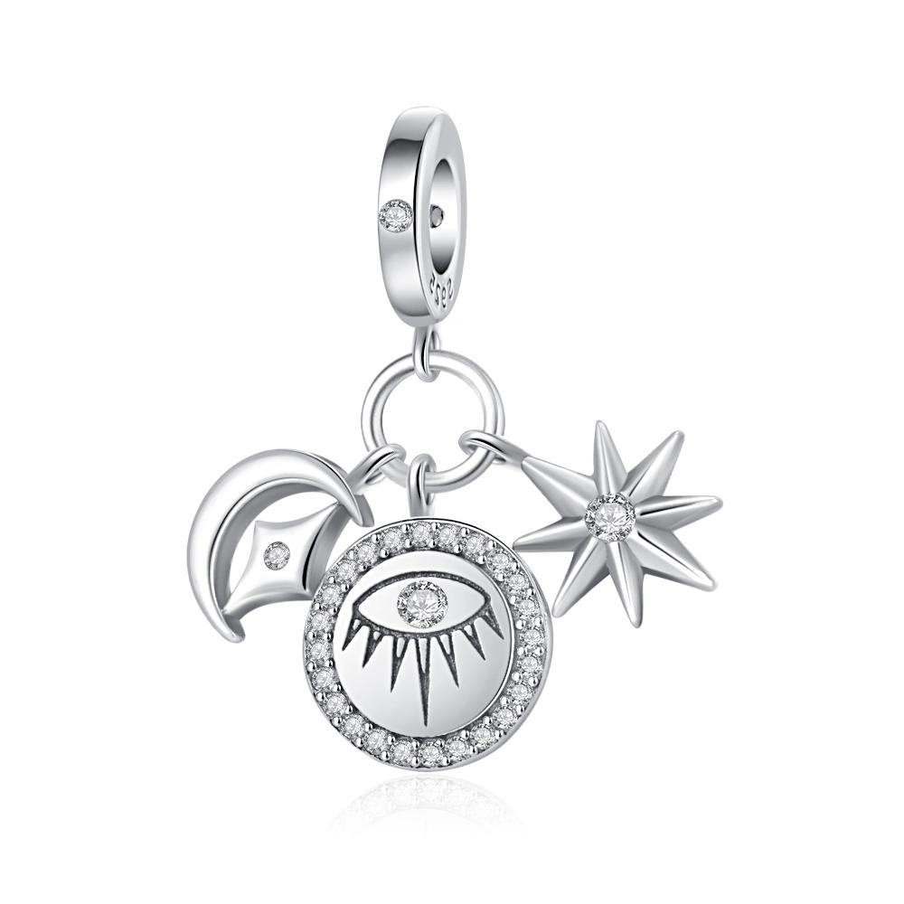 Newest Copper Charm Fit Original Bracelet Accessories Women Jewelry Devil'S Eye Series Palm