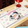 Cute Cartoon Girl Desk Mat Thickened Computer Desk Protector New Keyboard Mice Mat  Office