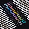 Metallic Marker Set with Adult Coloring for Photo Handmade New and Surfaces Such As and Perfect for Comics and Crafts Pens, 30-Color Book,