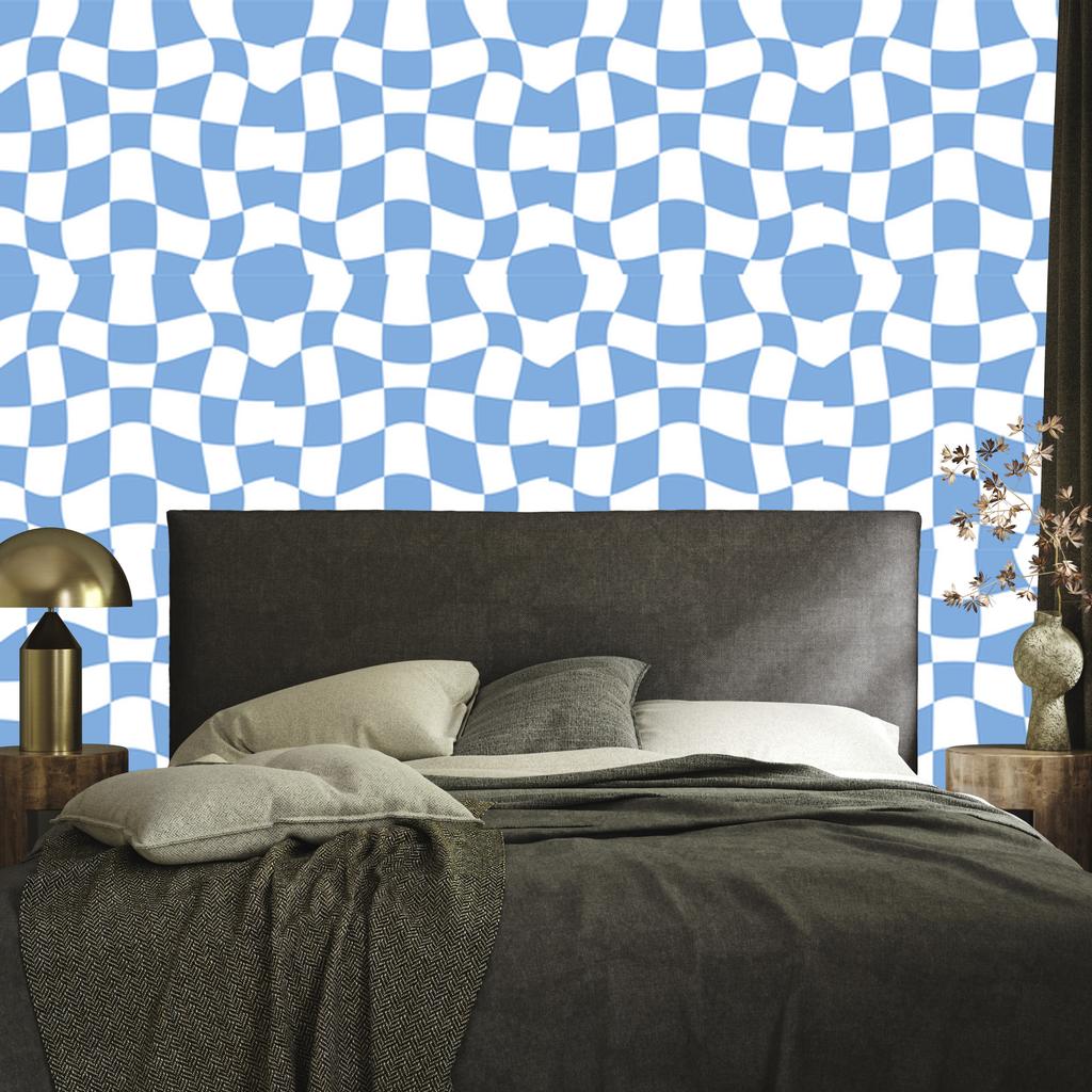 Wallpaper Free checkerboard azure, azure background 50x1000