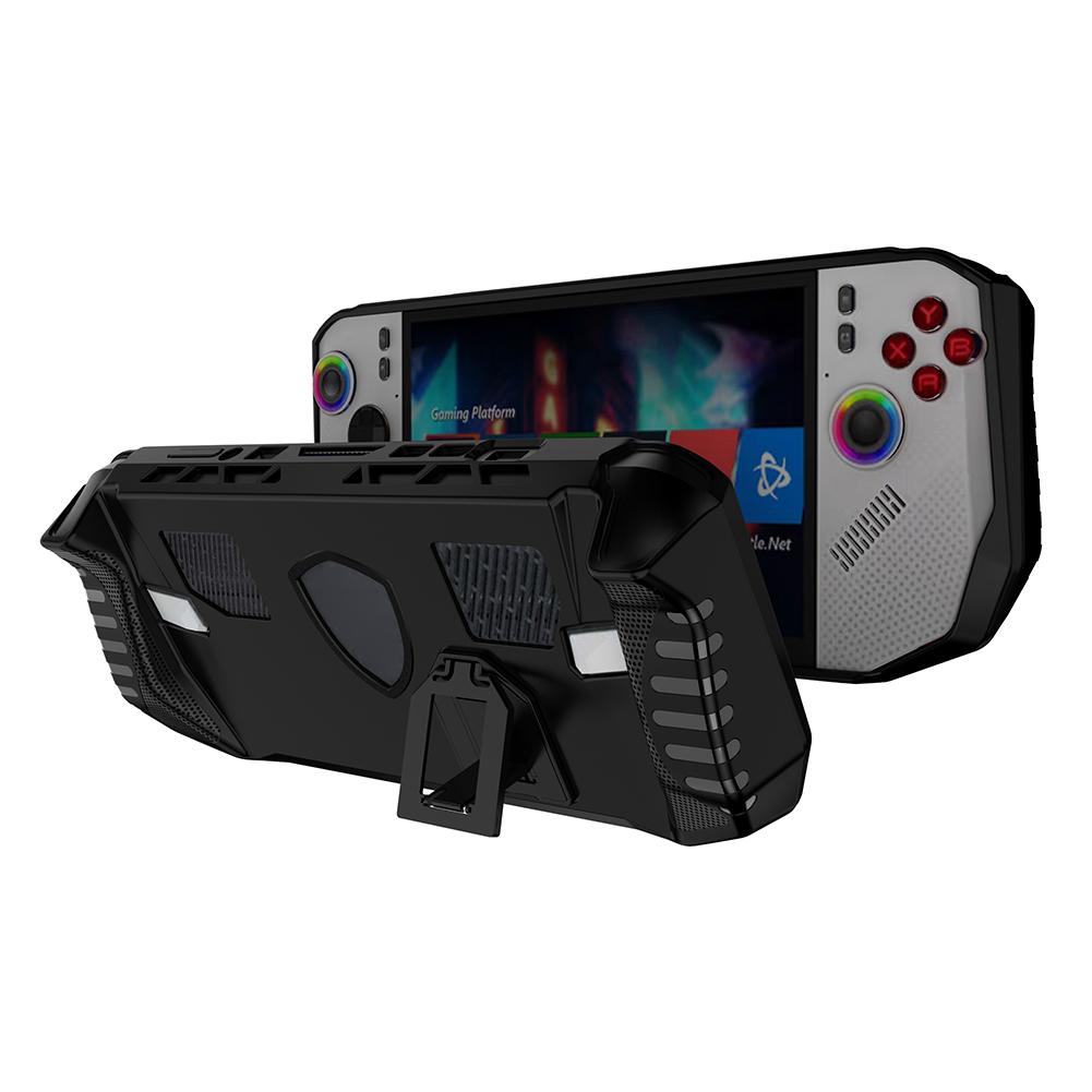 TPU Bracket Drop Protection Grip Case Anti-Drop Protector Cover with Comfort Padded Hard Shell for MSI CLAW 8 Ryzen Edition 2025