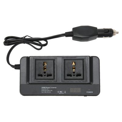 200W Power Inverter DC 12V To 220V AC with 2.1A 4 Port USB Multi Protection Universal for Vehicles