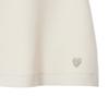 Goxo Metal Heart Flare Skirt Cream