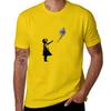 Girl with Ethereum ETH Balloon Crypto - ETH for Cypherpunks T-Shirt Tops Summer Tops New Edition Men Clothing