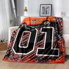 1pc General Lee Car Print Blanket Home Decor, Couch Throw, Outdoor Blanket .W039