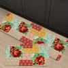 1Pcs Anti Fatigue Kitchen Rugs,  floral Print Waterproof Non-Slip Thick Cushioned Kitchen Mat Heavy Duty Comfort Standing Mat for Kitchen