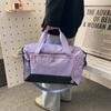 Große Sport-Duffeltasche für Damen, Gym-Tote mit Netztasche und mehreren Reißverschlüssen