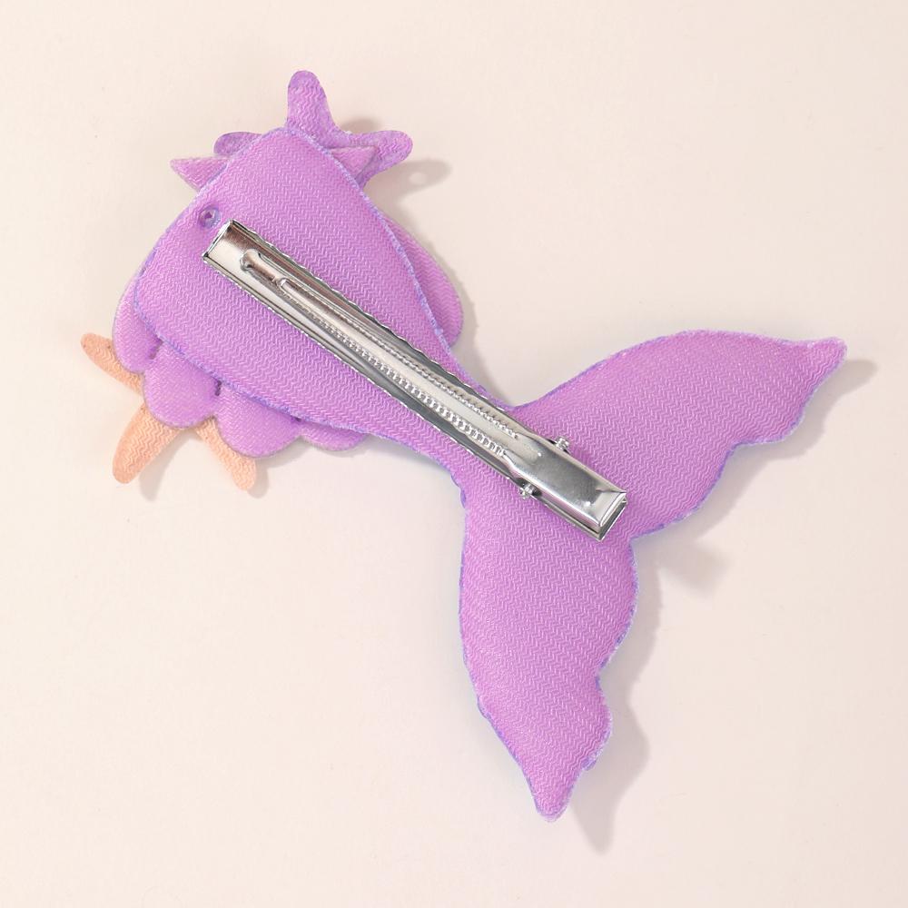 1 buc Agrafă de păr strălucitoare sirenă fete minunată stea de mare ac de păr bebeluși copii breton agrafă de păr decorativă desene animate colorat accesoriu de cap