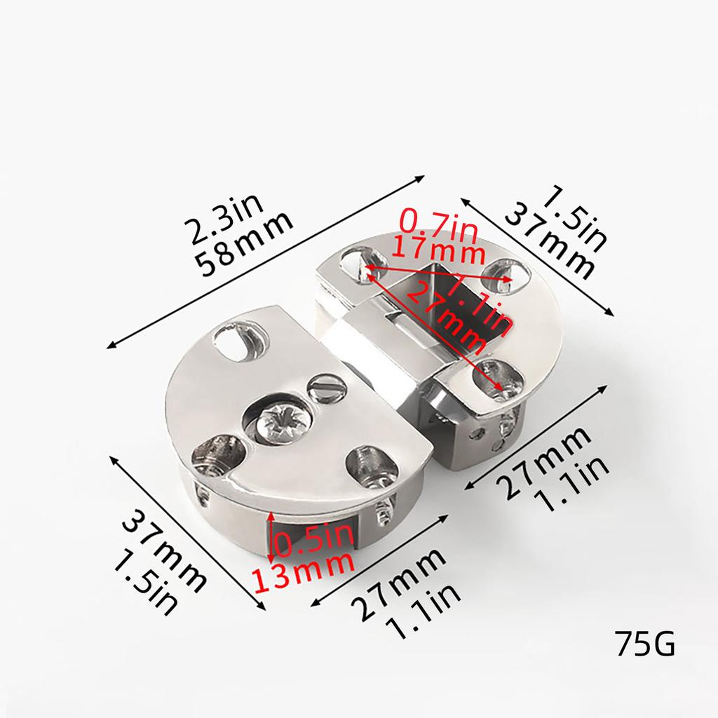 Nastavitelný otočný pant o 90 stupňů pro skříňková dvířka, skrytý pant, skládací pant, sklopný pant ke stolu, kování