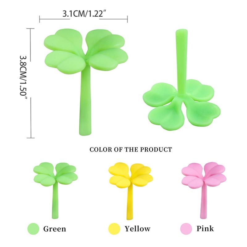 Mini Clover Book Page Marker Stationery for Teachers Students Classroom Rewards