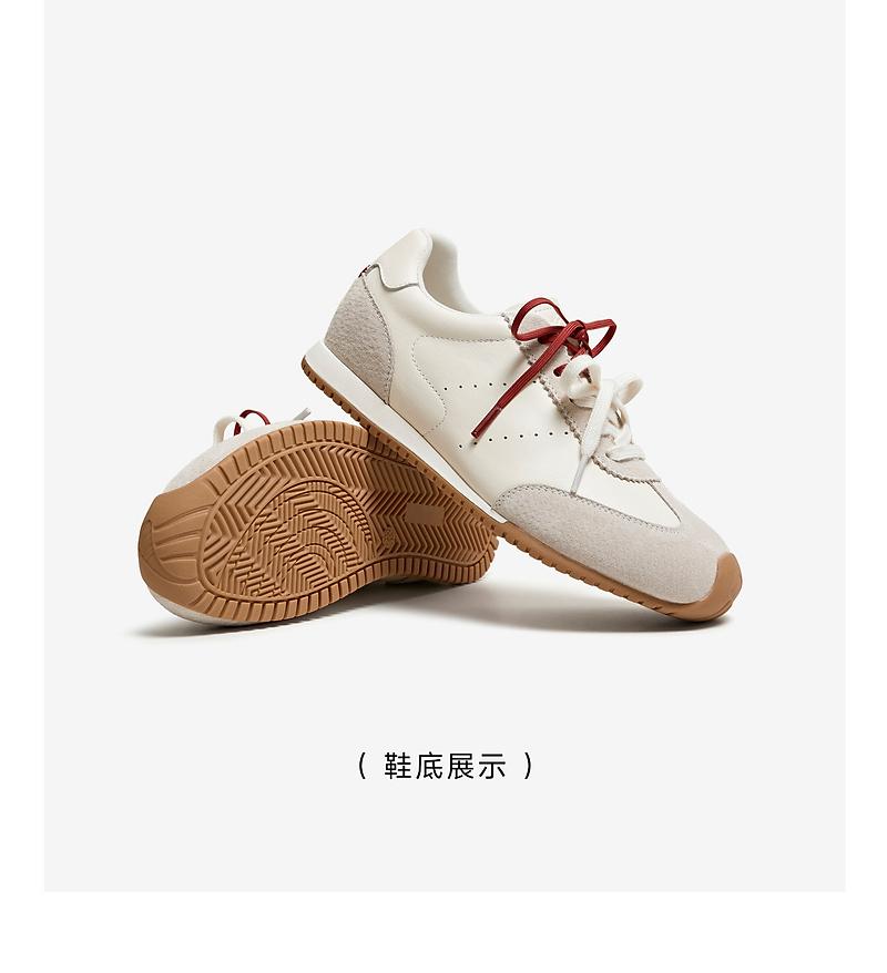 TATA/He She 2026 Spring Forrest Gump Shoes Women's Versatile Simple Casual Sports Shoes
