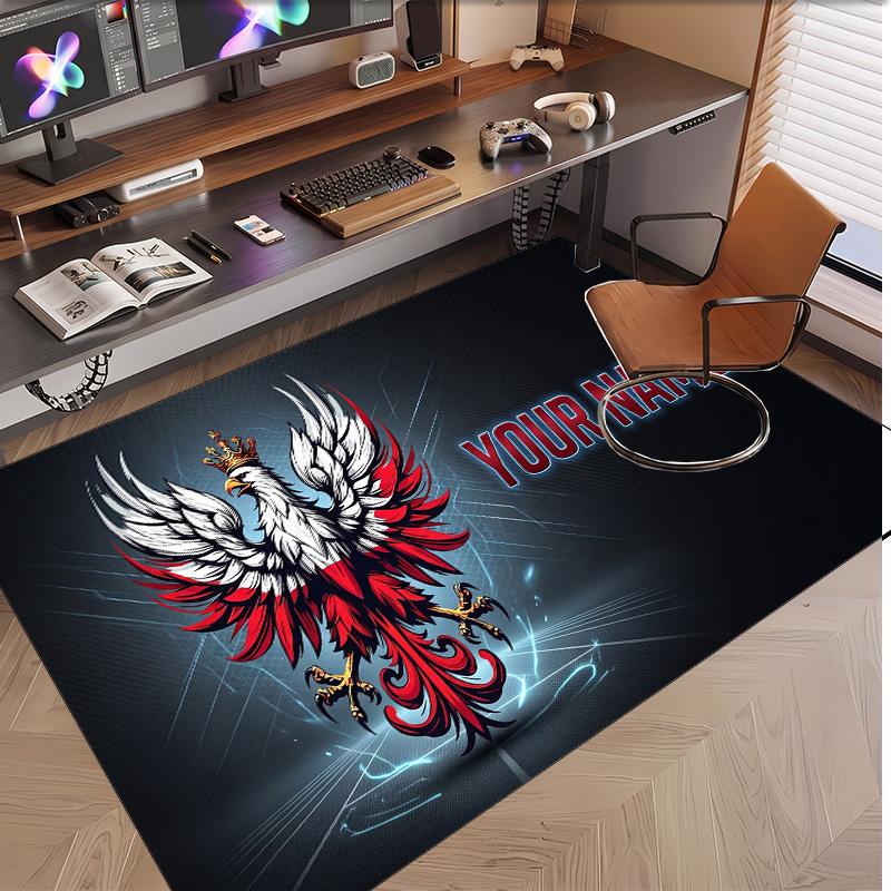 Personalized Crystal Velvet Carpet Poland Pattern Non Slip Floor Rug
