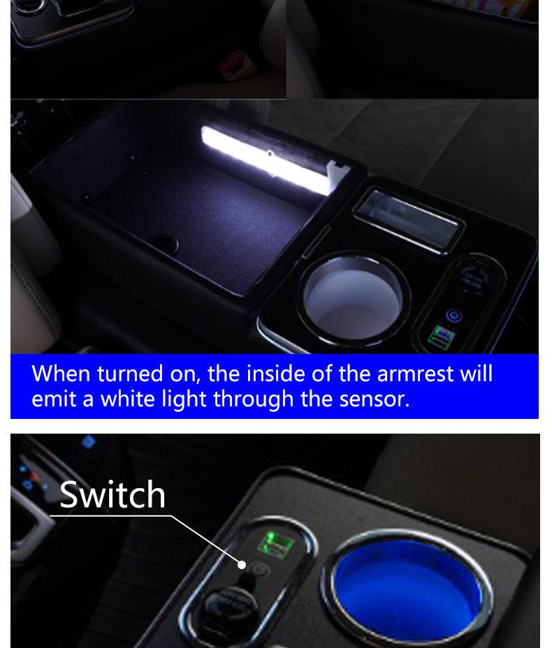 Toyota Alphard/Vellfire Armrest Console Storage Box