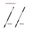 UPLUS Multifunctional Dual-Ended Eyebrow and Lash Makeup Brush, Angled Spiral Brush, 1 pack