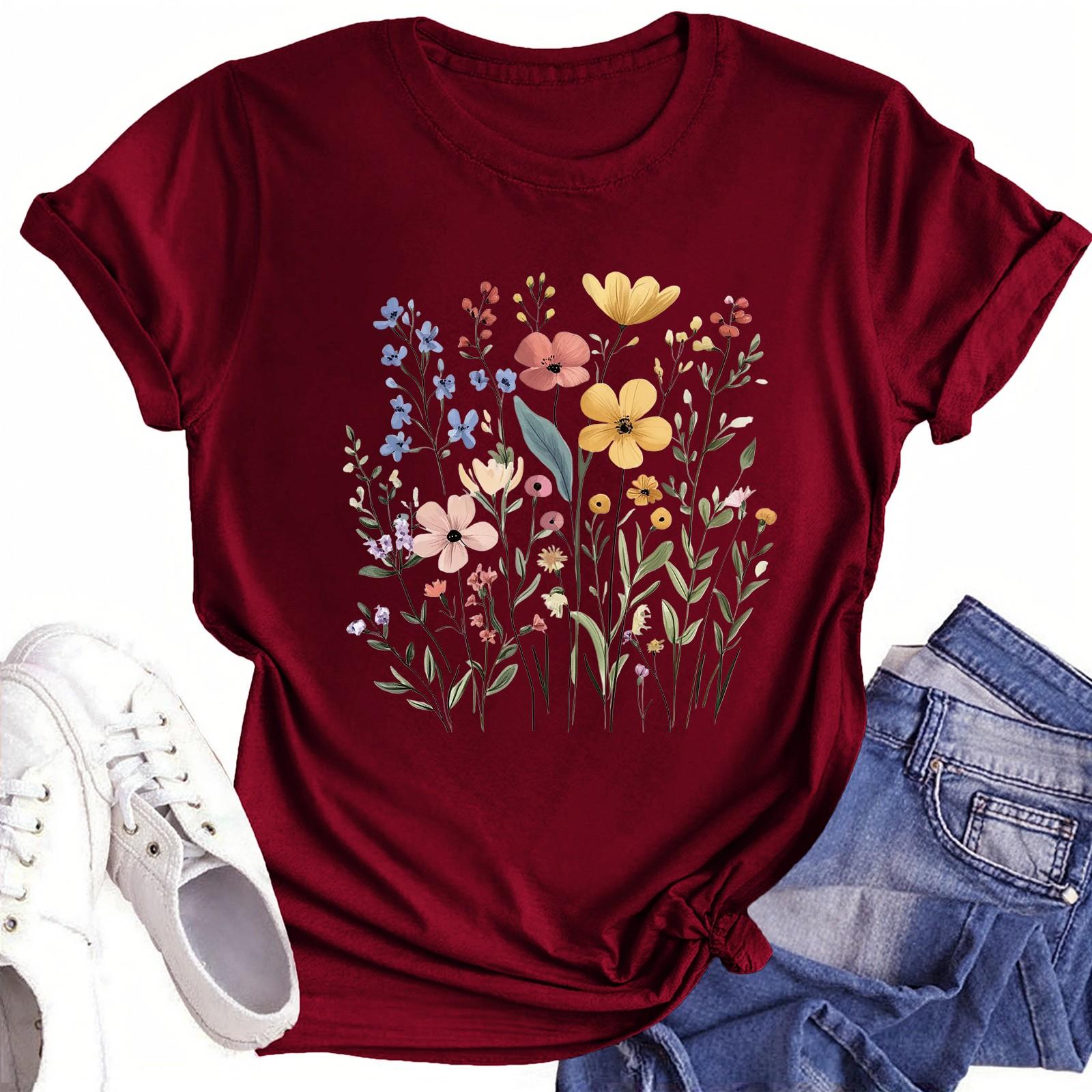 

Toddler Girl Boy T-Shirts Kids Top Boys And Girls Printed Short Sleeved T-shirt 1-12Y 150 винний