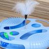 Interactive Cat Ball Track Toy with Feather Spring and Bell, MultiLevel Play Tower