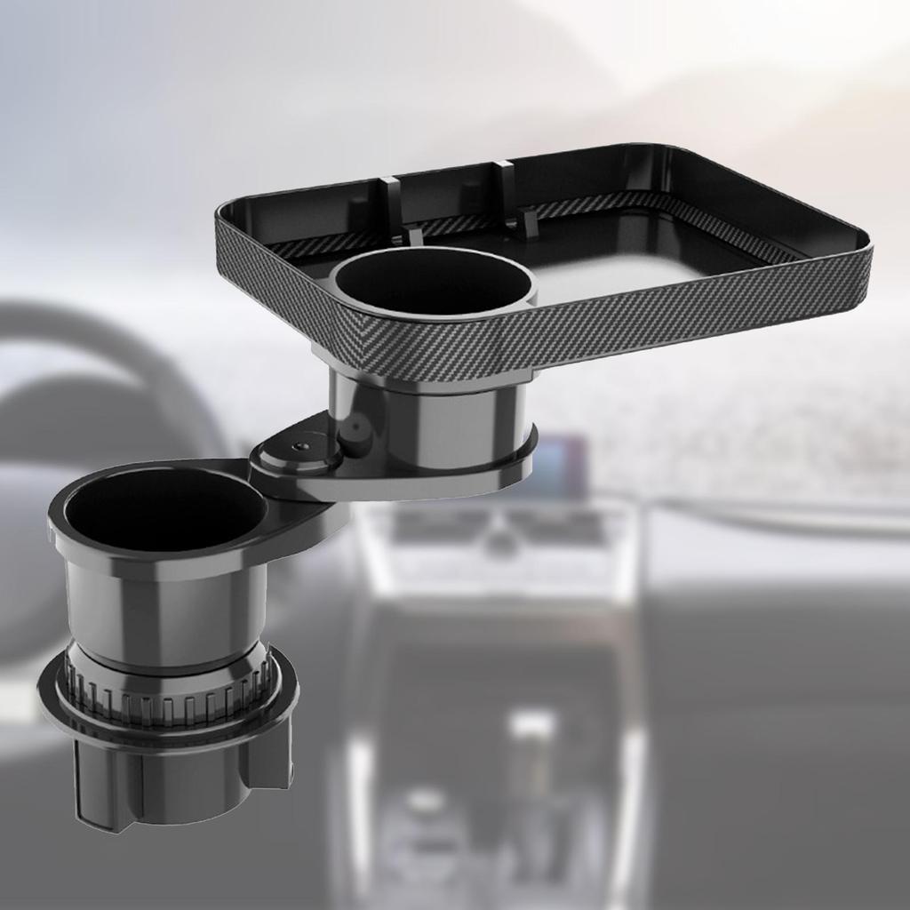 Car Cup Holder Expander Generic Cup Holder Tray Phone Holder Expandable Base Car Organizer Food Table Tray for SUV Drink