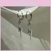 Modern Alloy Lightning Heart Geometric Earrings 2023 Stylish Summer Design