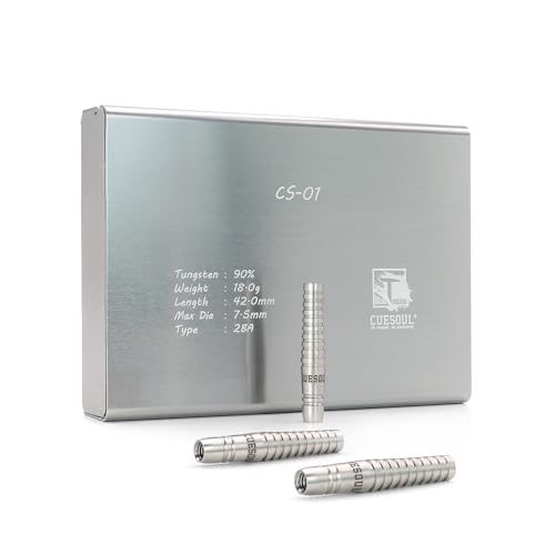 Наконечники CUESOUL CS Series Soft Tip, 90% вольфрам, 3 шт., CS-01, 18 г (CSDP-BS012-2)