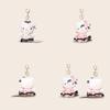 Hello Kitty Stuffed Toy Keychain With Flower And Lace Dress Decoration For Collectors