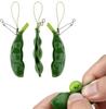 5pcs Fidget Toys Pack Portachiavi Decompression Edamame Toys Squishy Squeeze Peas Beans Keychain Cute Stress Adult Toy Key chain