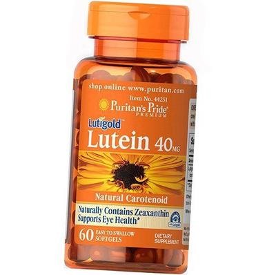 Lutein and Zeaxanthin, Lutein 40 with Zeaxanthin, 60gelcaps (72367016)