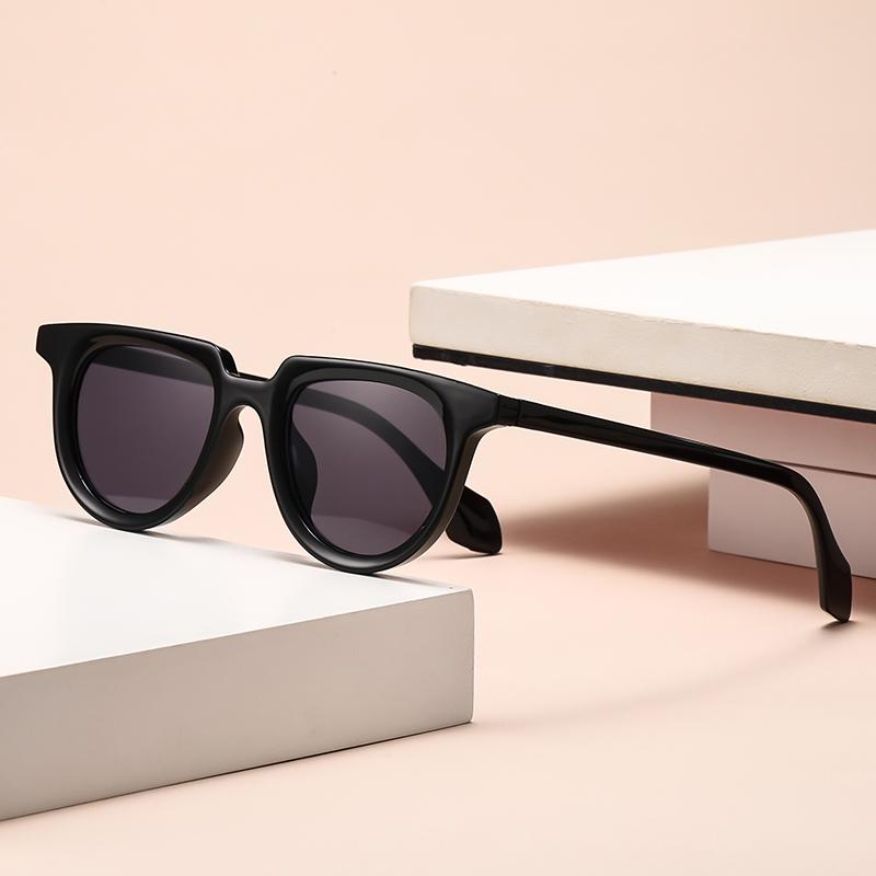 New Retro Sunglasses American Small Frame Glasses Plain Fashion Versatile Sunglasses 3036