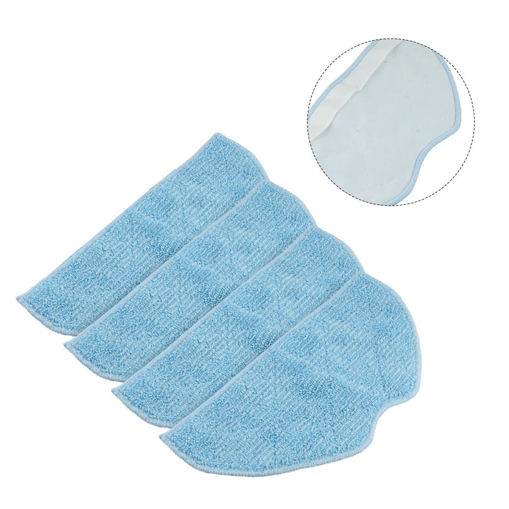 For EZVIZ RE4 / RE4 Plus / RE5 / RE5 Plus Vacuum Cleaner 4/10 Pcs Mop Cloths Vacuum Cleaner Accessories Kits Spare To Replace
